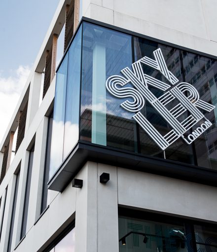 Skyler London store sign